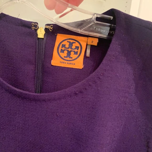Tory Burch zip up dress with gold buttons size 2 - Picture 2 of 4